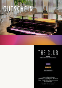 Im Piano spiegeln sich die Lichter der Cocoon-Lampen.